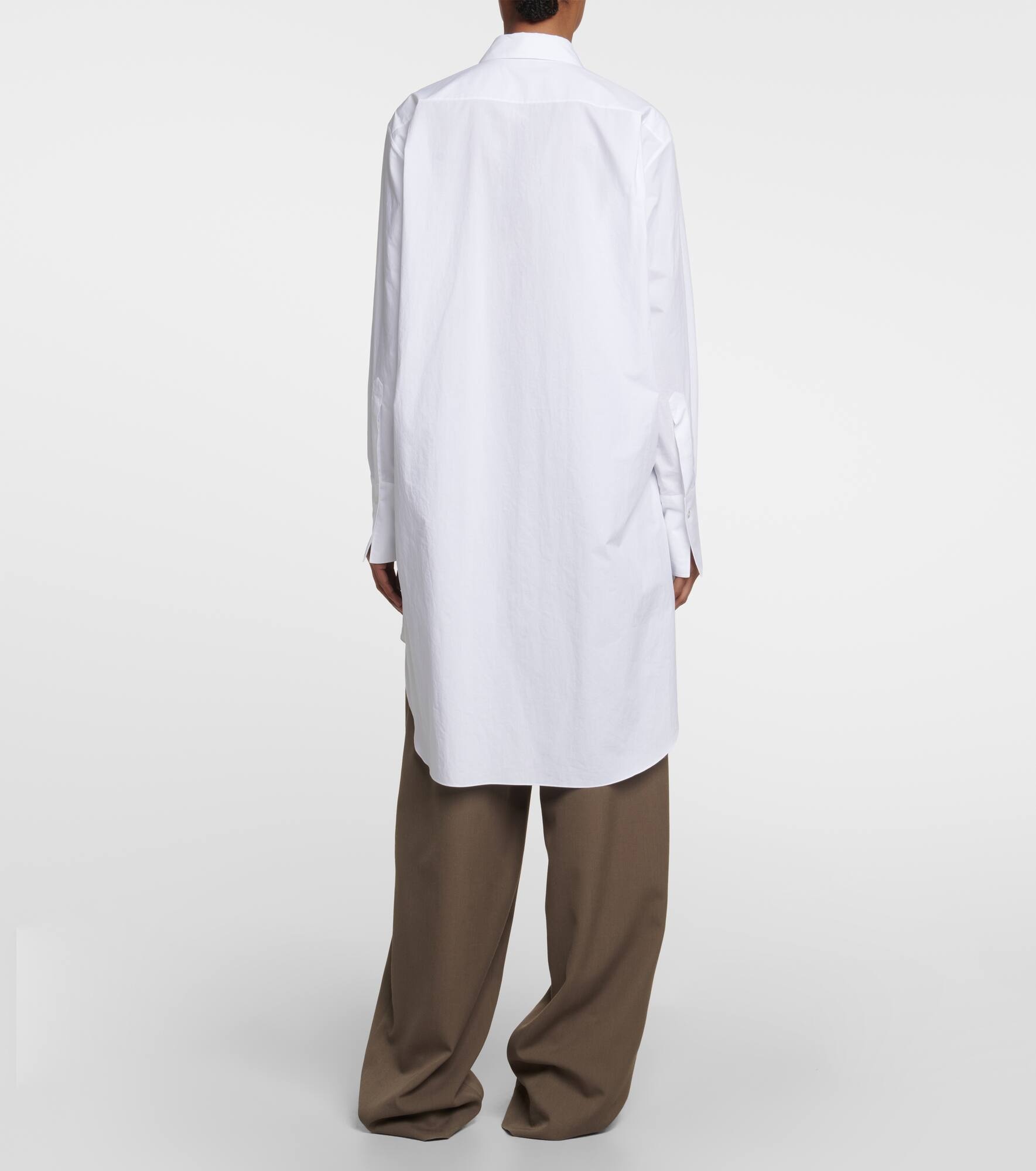 Astrea oversized cotton poplin shirt - 3