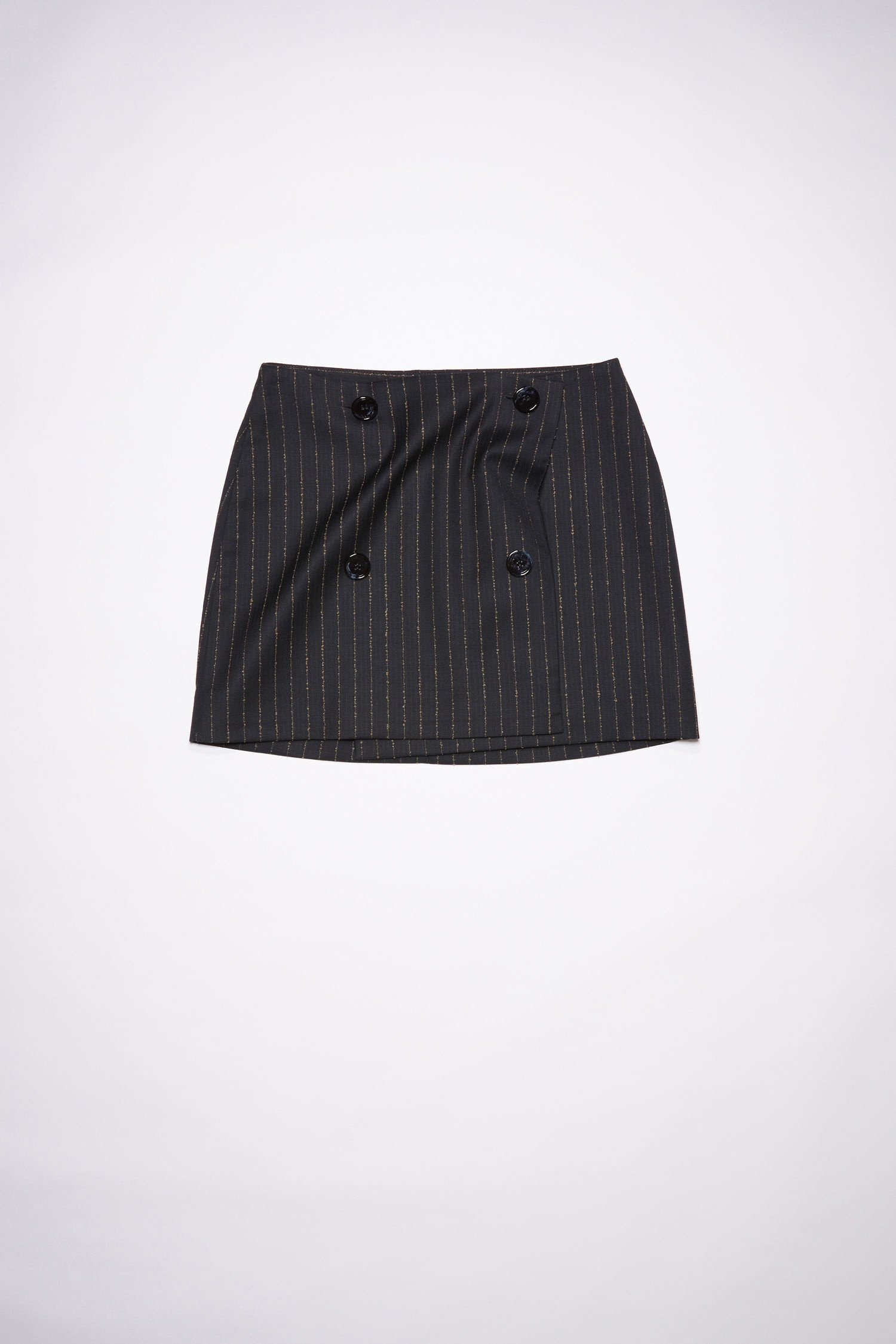 Tailored mini skirt - Black - 4