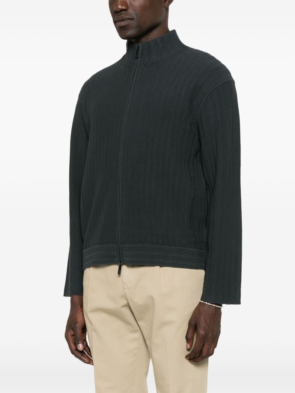 textured jacket - 3