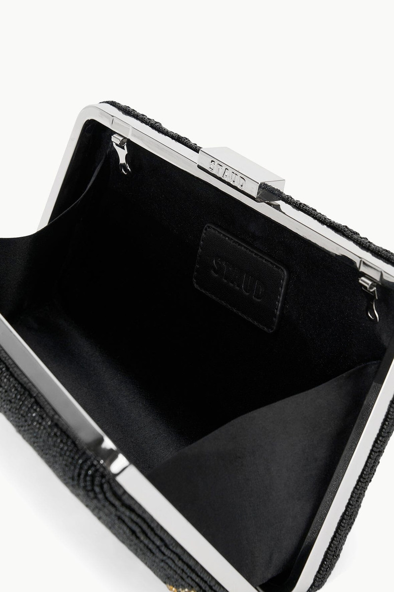 STAUD CARMELLA BEADED CLUTCH NYC SKYLINE 7