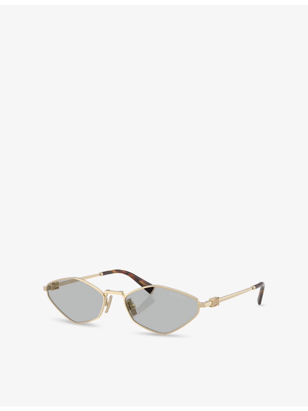 MU 56ZS Oval-Frame Metal Sunglasses - 2