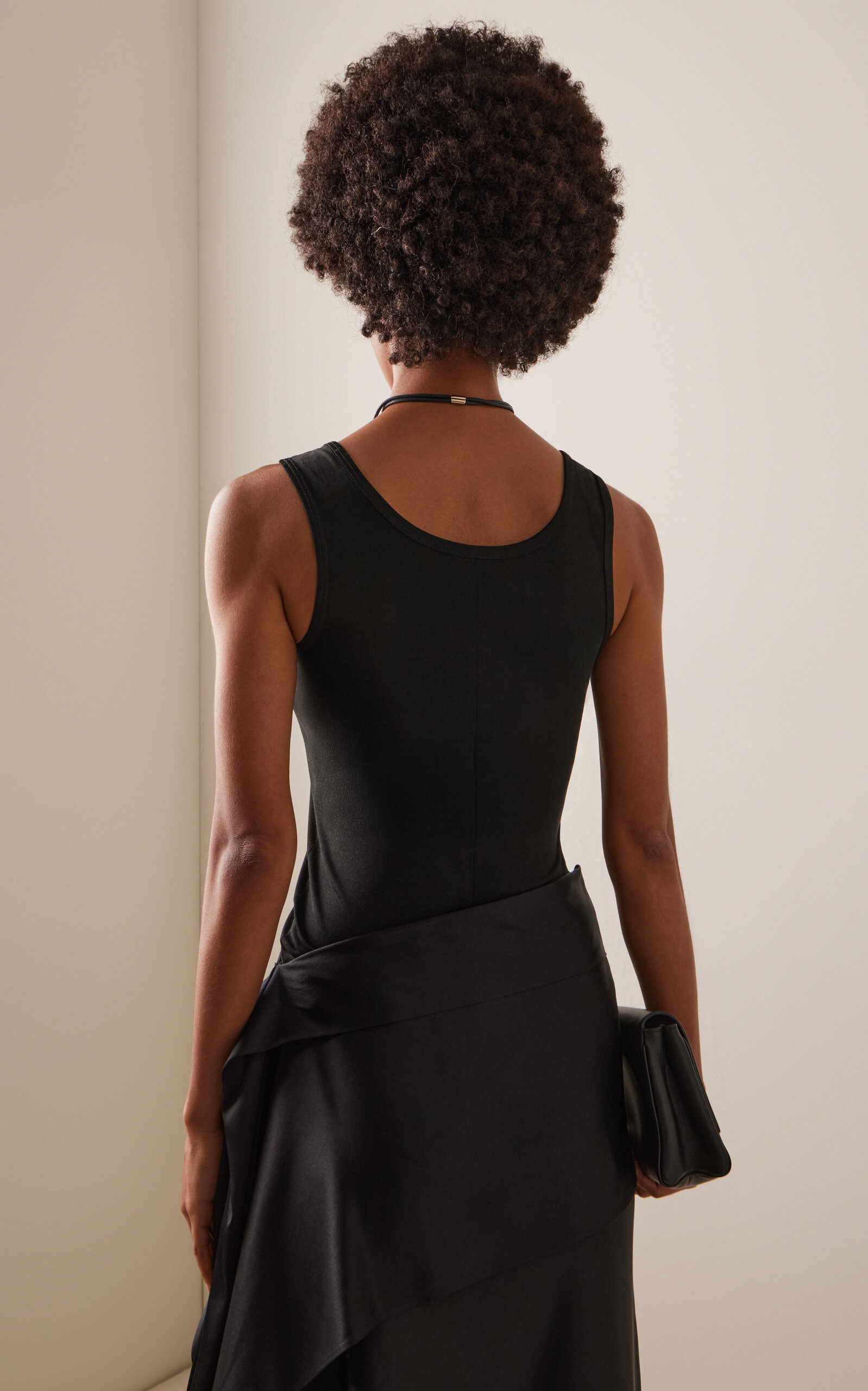 Teddi Silk Tank Top black - 4