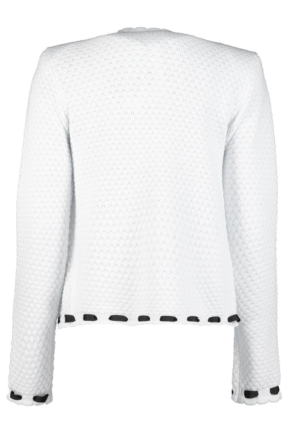 Astor Cardigan - Ivory Black - 3