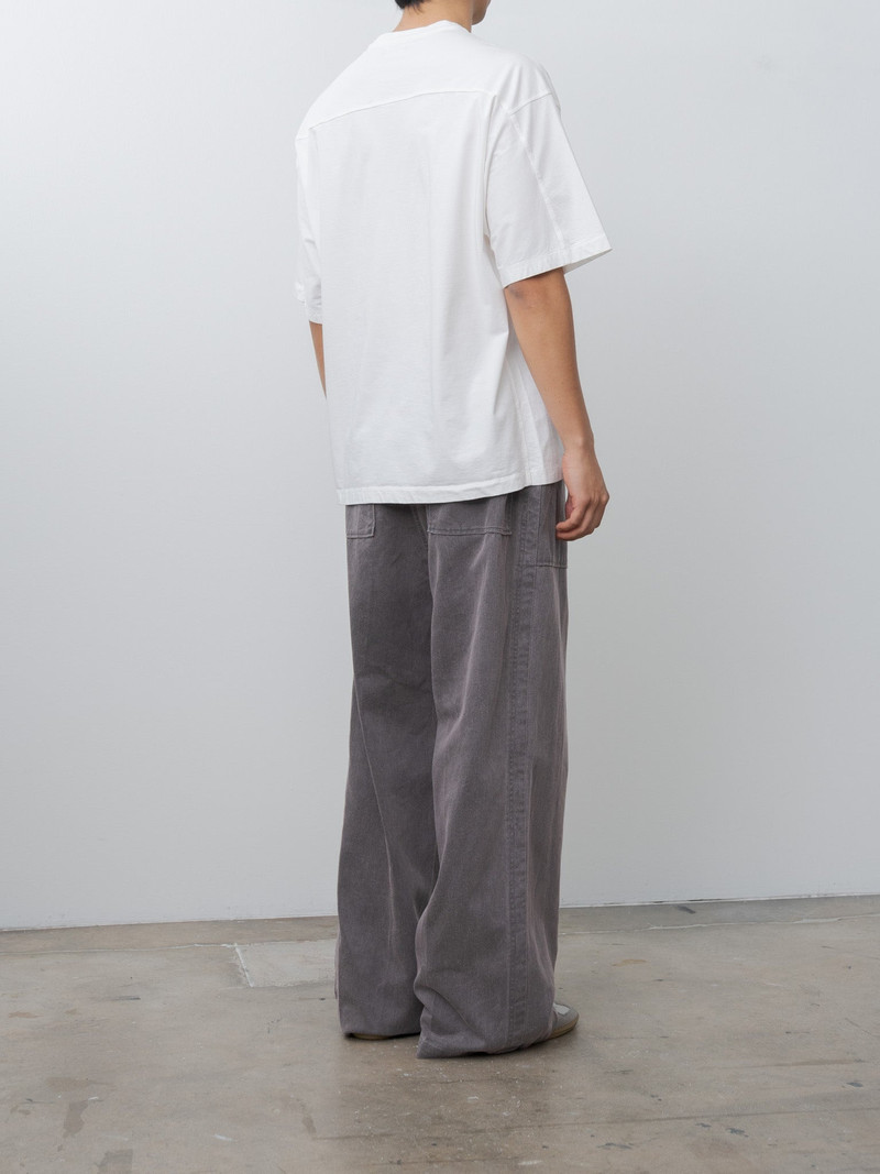 Cotton 1 Tuck Wide-Leg Baker Pants - Dusty Pink 4