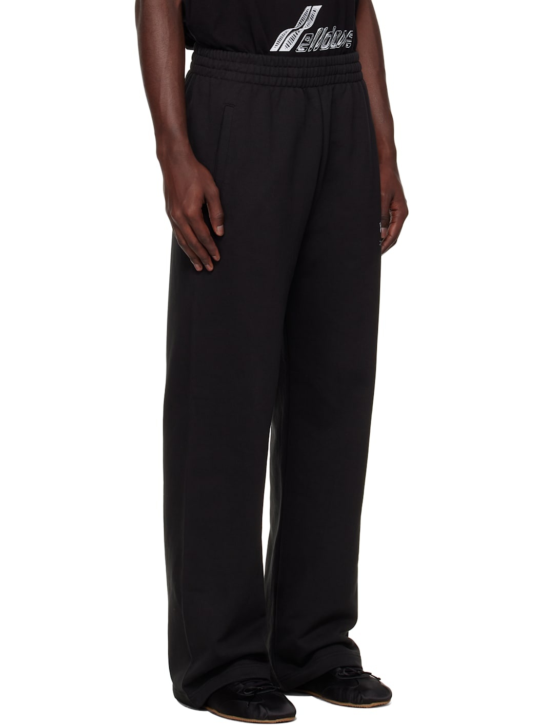 Black Collegiate Sweatpants - 2