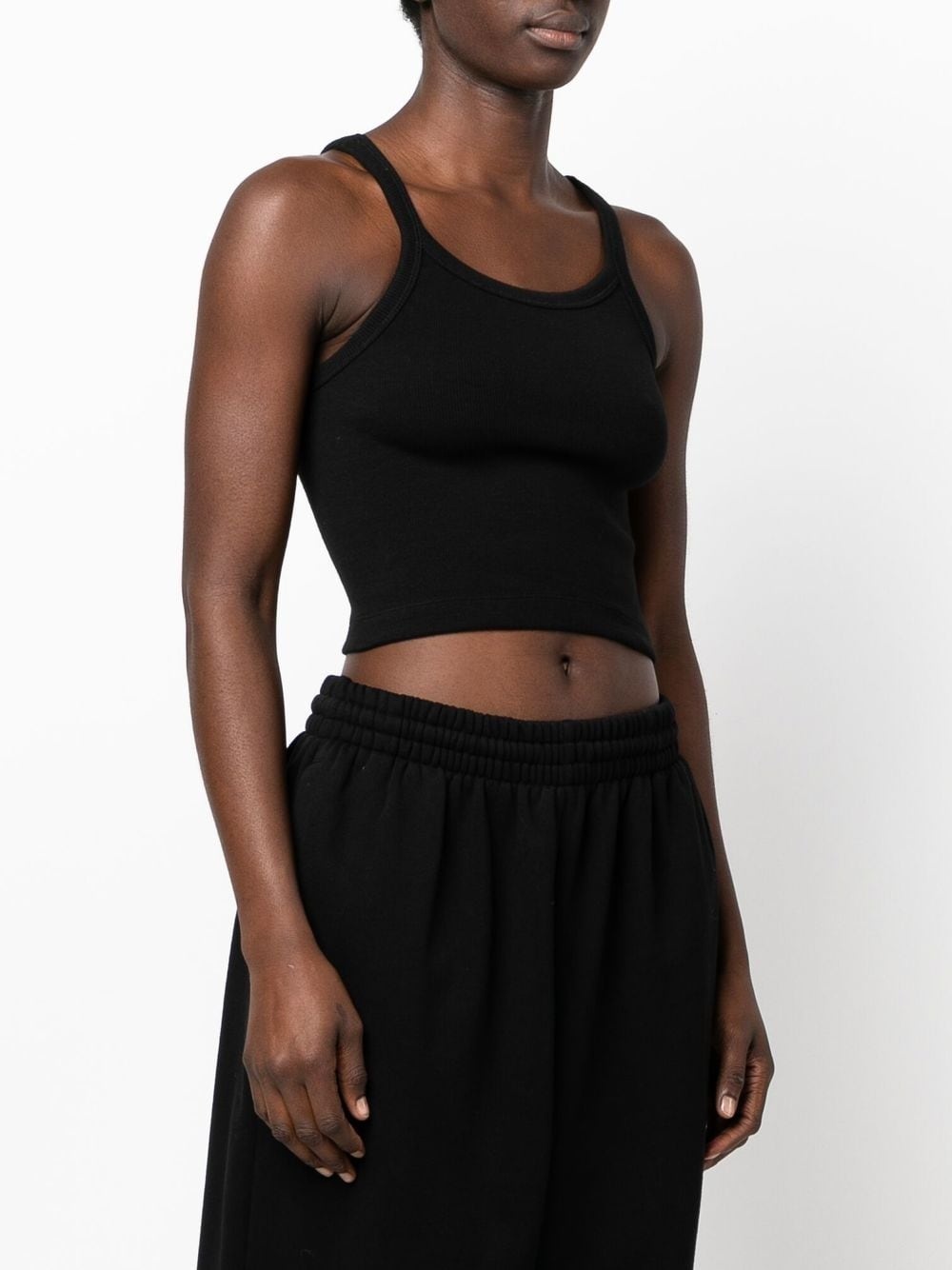 scoop-neck cropped top - 3