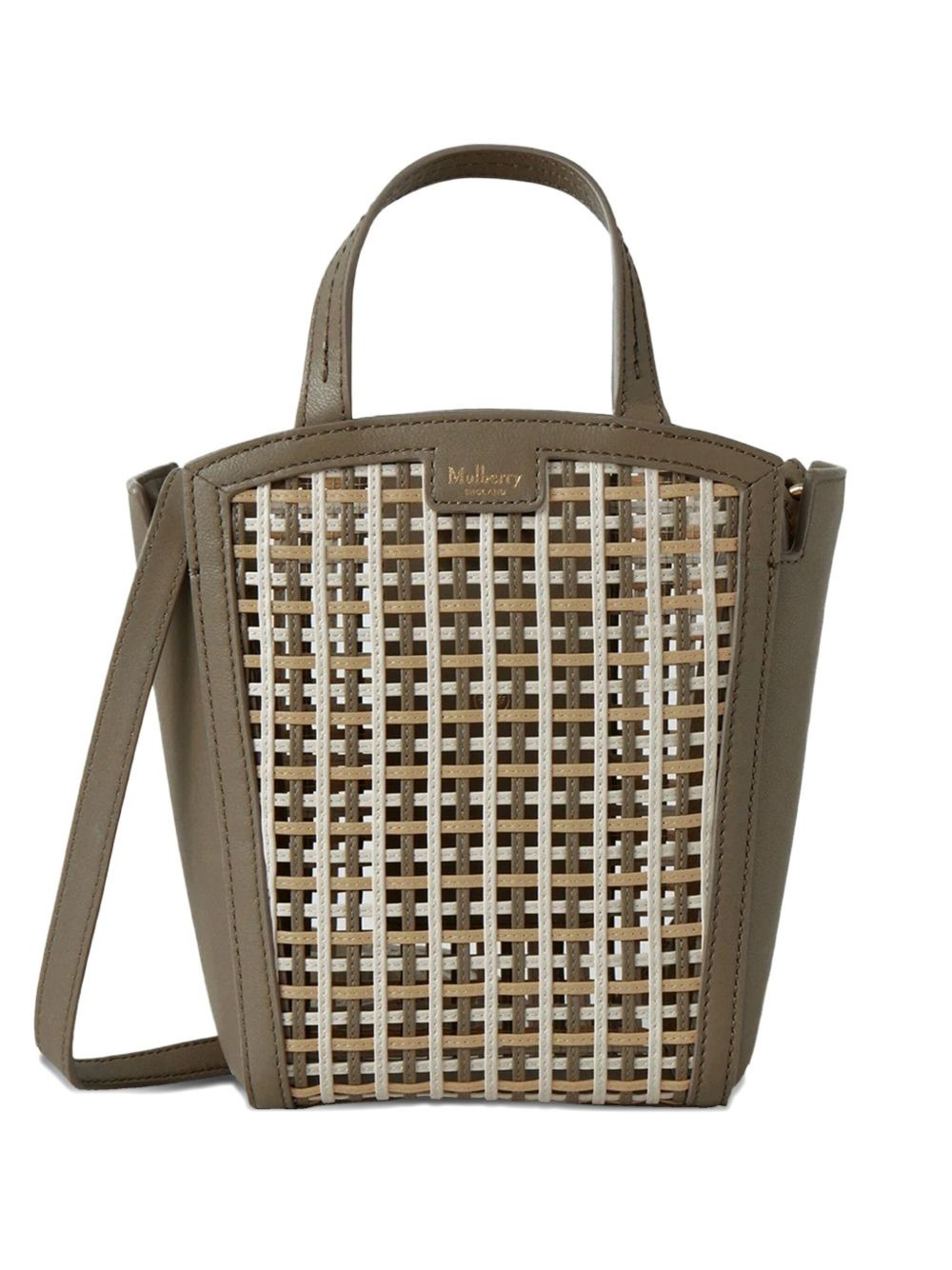 mini Clovelly leather tote bag - 1
