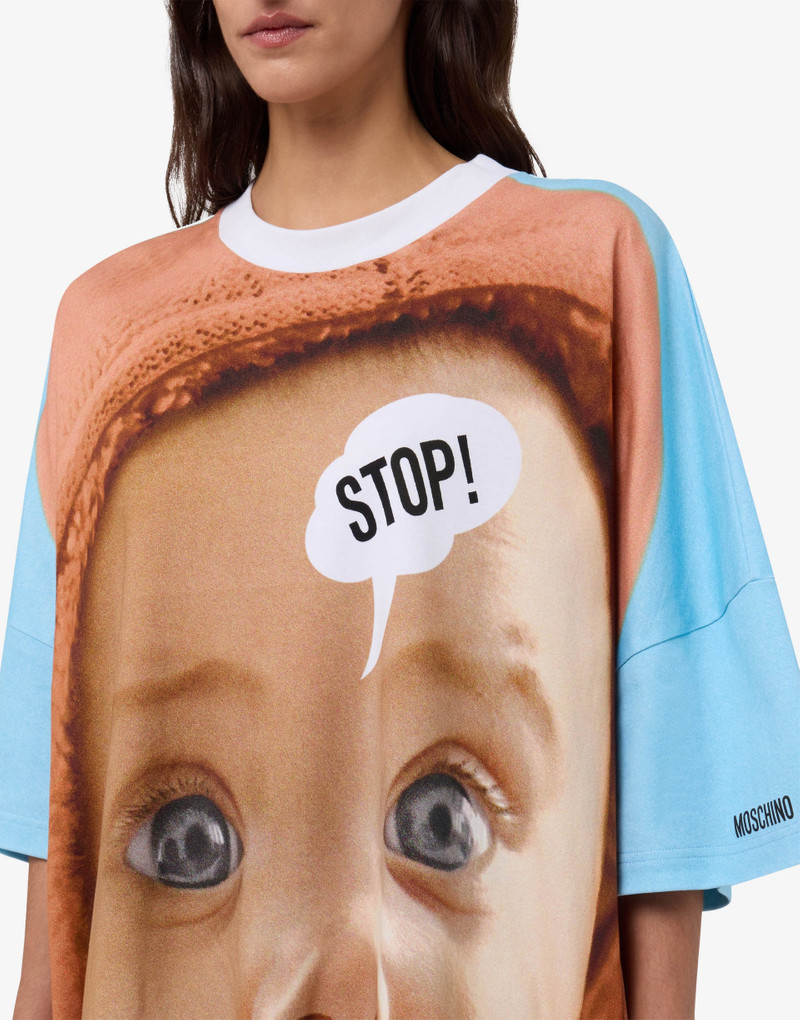 Moschino HEAVY COTTON PRINTED DRESS outlook