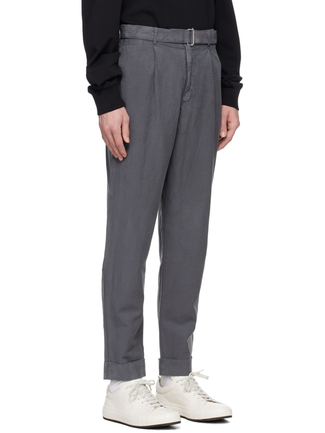 Gray Hugo Trousers - 2