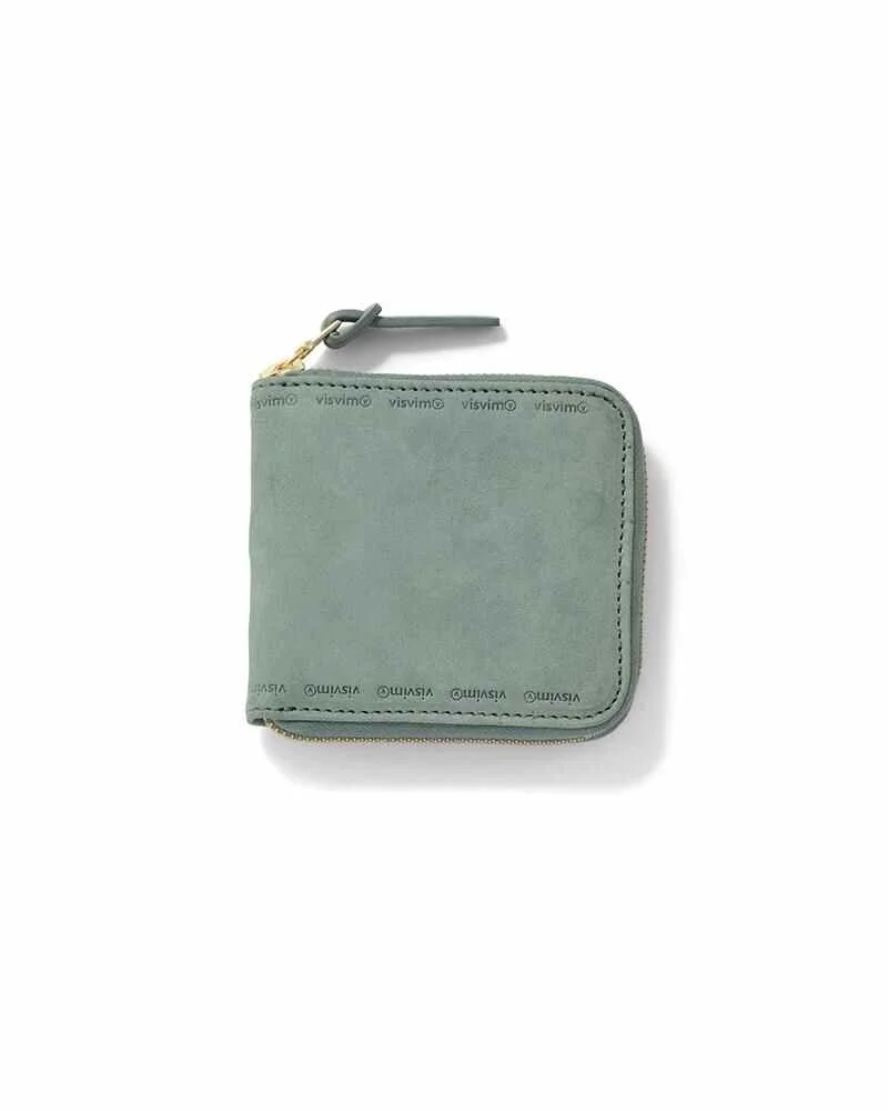 SUEDE BI-FOLD WALLET GREEN - 1
