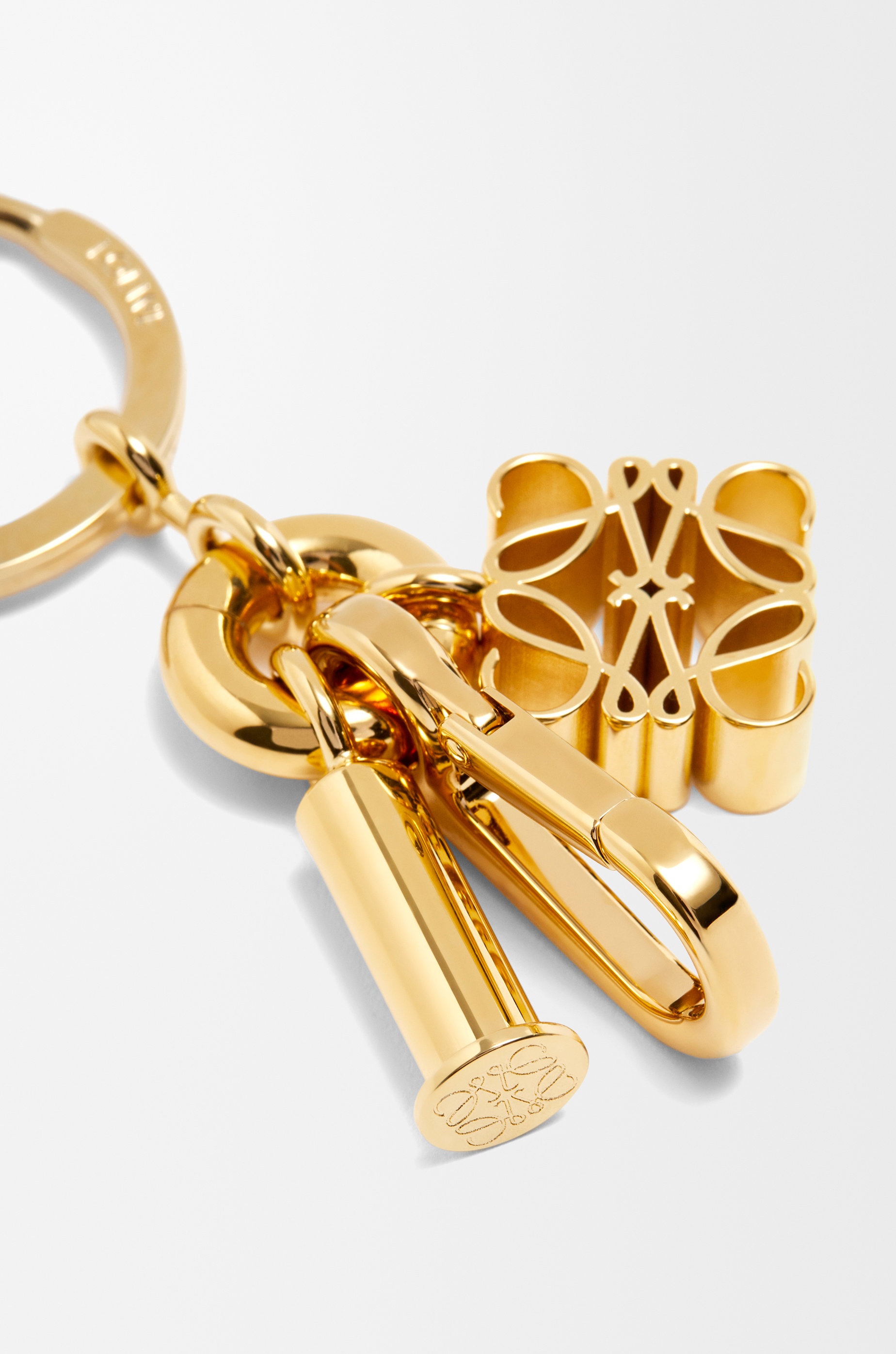 Anagram keyring in brass - 3