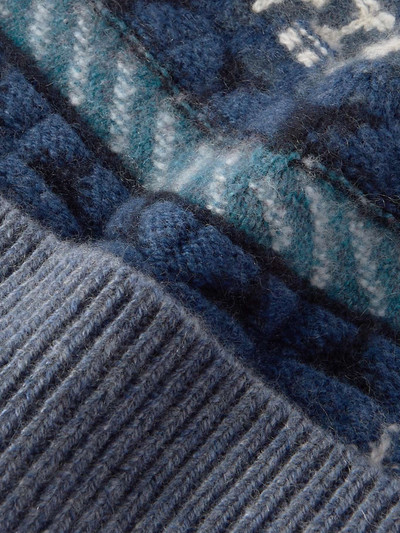 Loro Piana Noel jacquard-knit cashmere beanie outlook