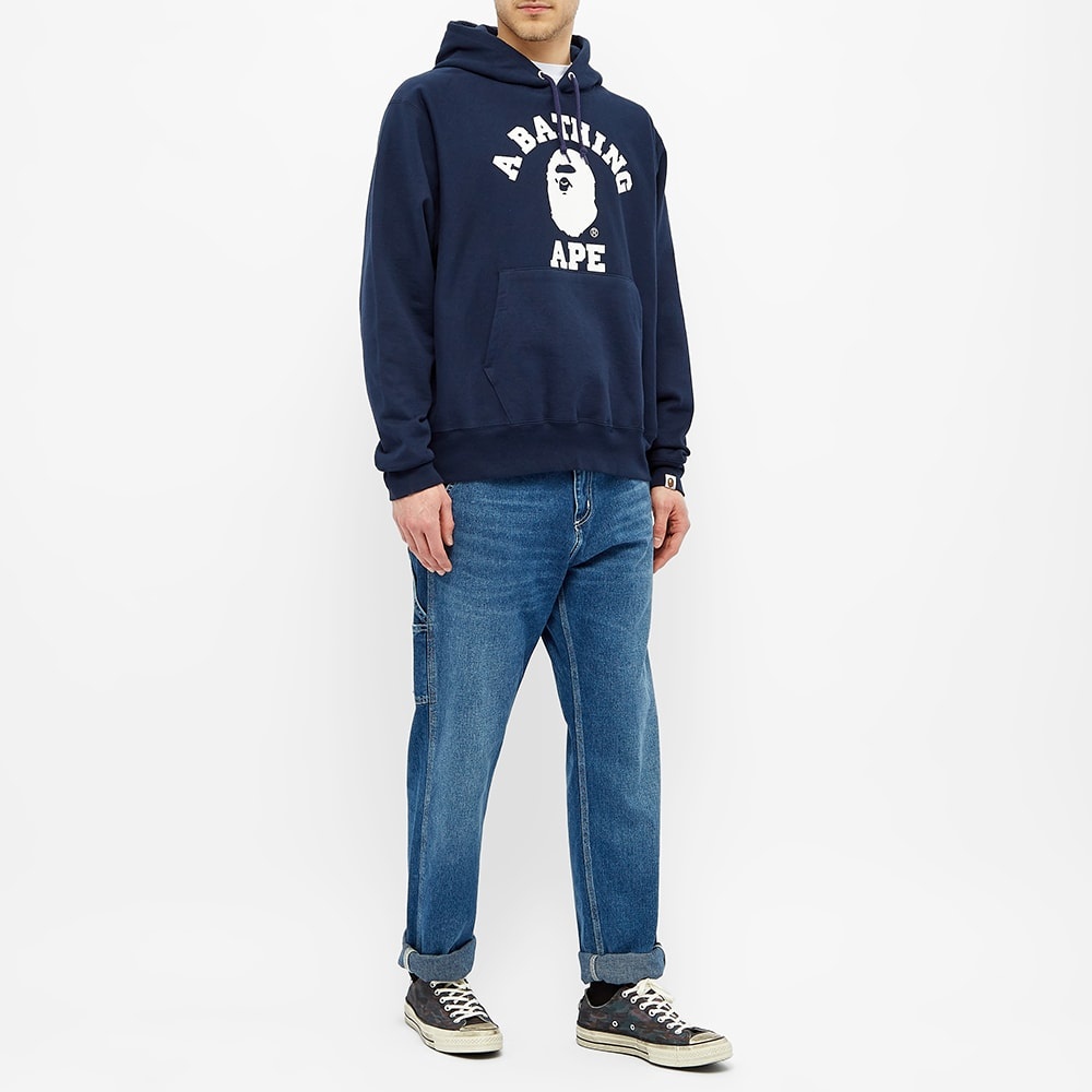 A Bathing Ape Relaxed Classic College Hoody - 6