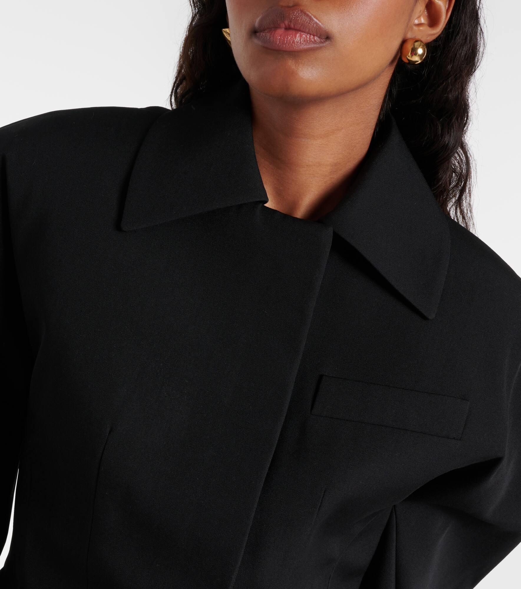La Veste Castagna virgin wool jacket - 4