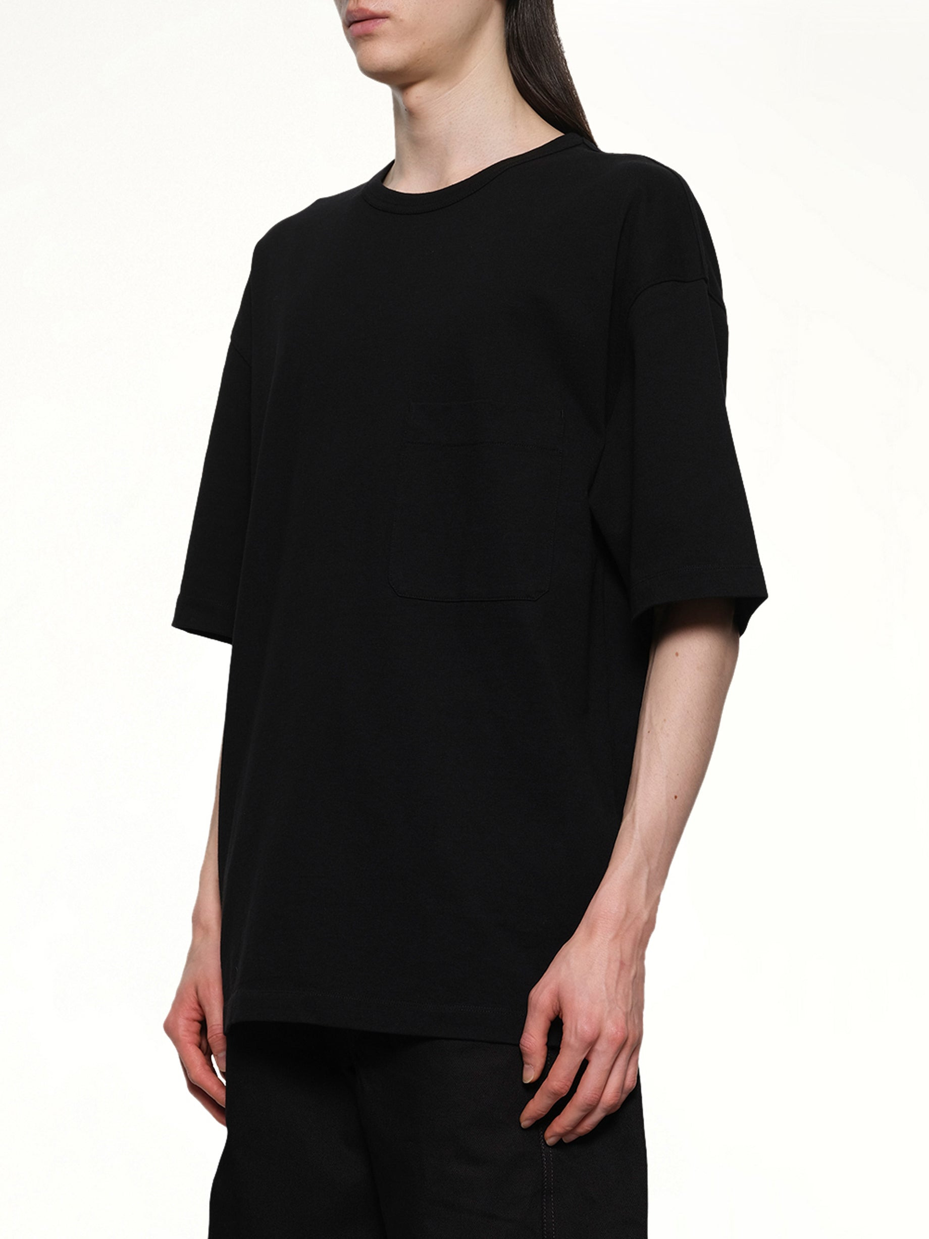 Boxy Ss T-Shirt in Black - 3