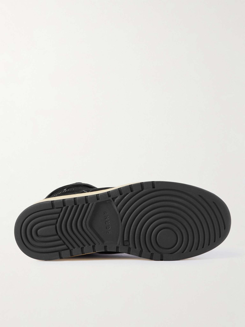 Rhecess Logo-Appliquéd Suede High-Top Sneakers 3