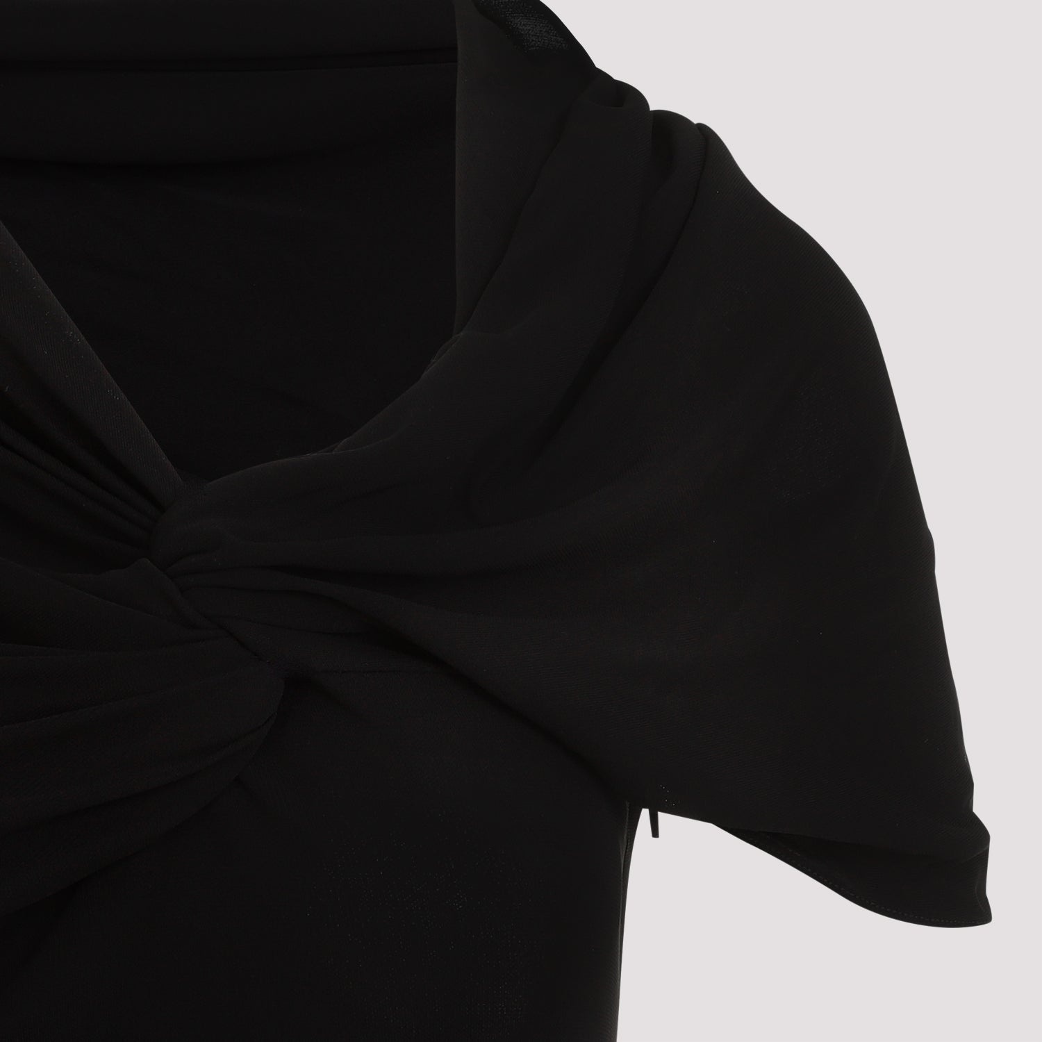 ワンピース Saint Laurent Black Viscose Mini Dress Saint Laurent Black Viscose Mini Dress () IFCHIC.COM