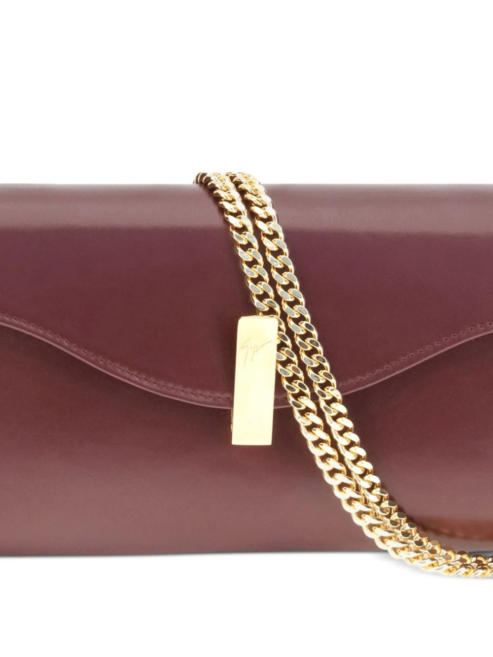 Flutie leather clutch bag - 4