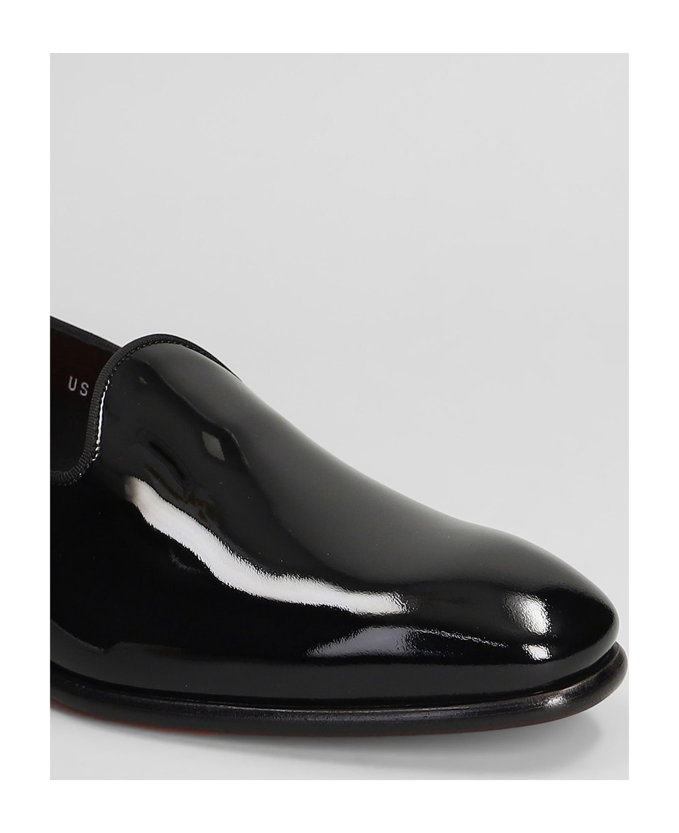 Brody Loafers In Black Patent Leather - 5