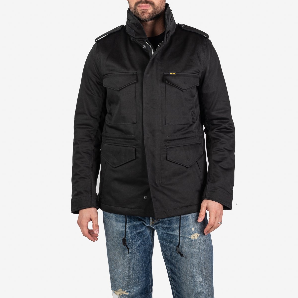 IHM-27-OLV - Sateen M65 Field Jacket - Olive – IRON HEART