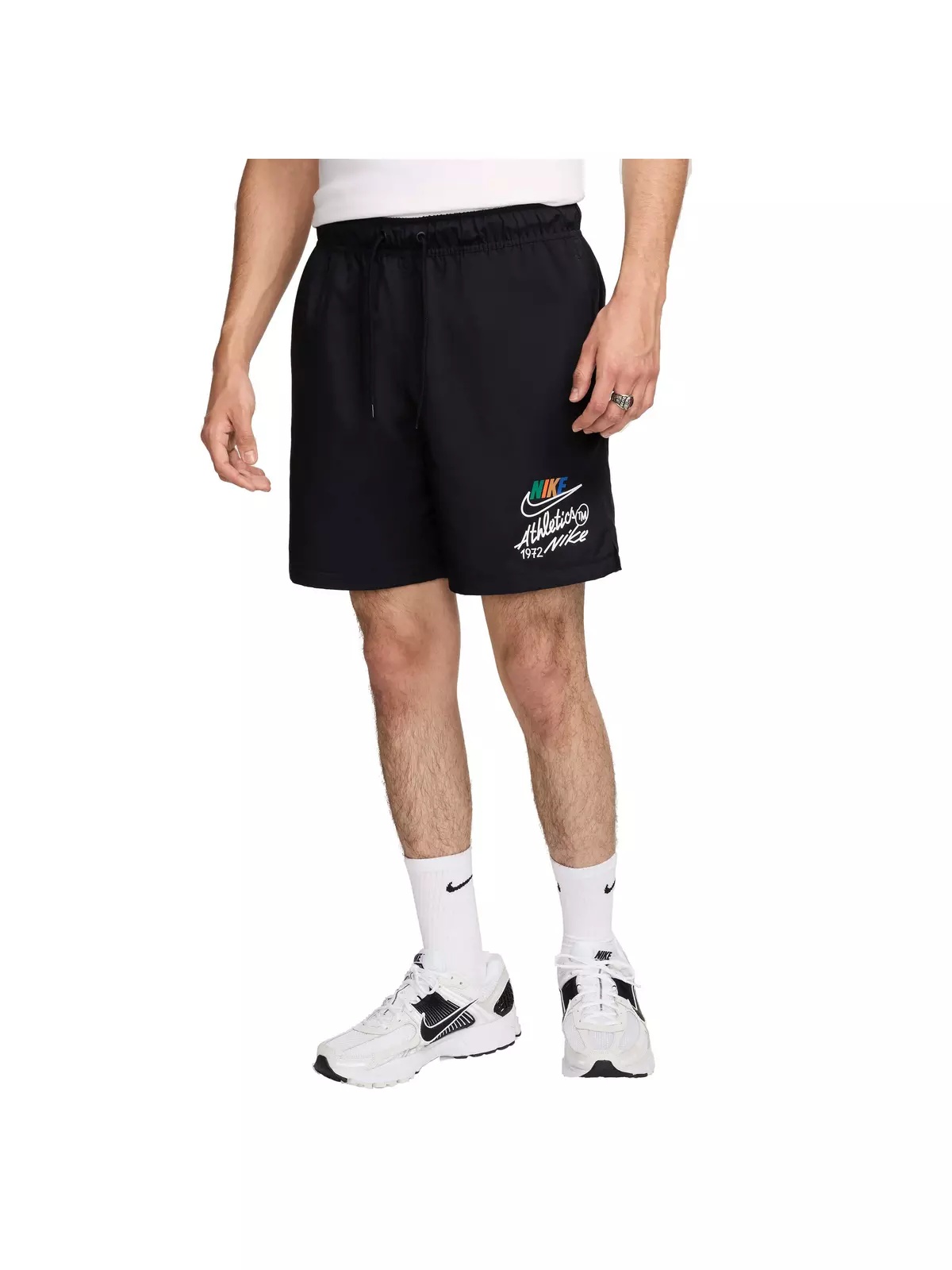 Men's Club Woven Flow Shorts - Black - 3