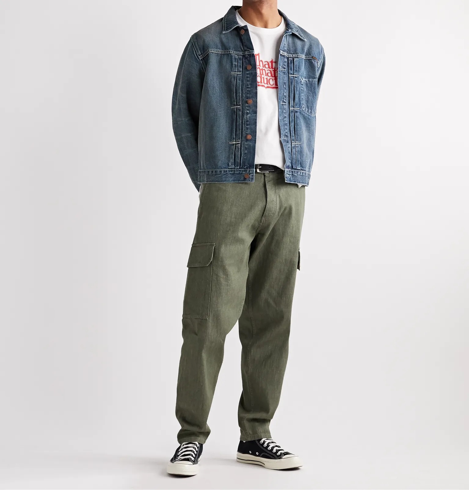 Vinny Pleated Organic Denim Jacket - 2