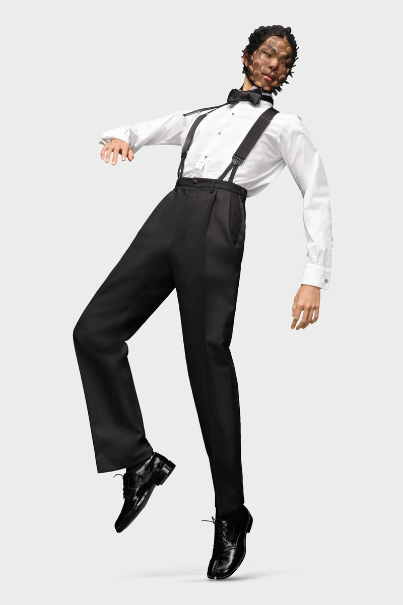 Maison Margiela British mohair trousers outlook