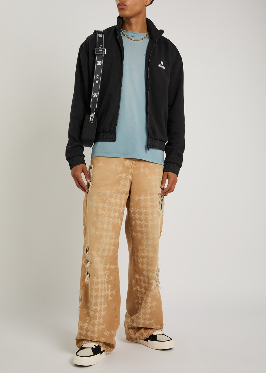Amiri Lounge Logo Jersey Track Jacket - 4