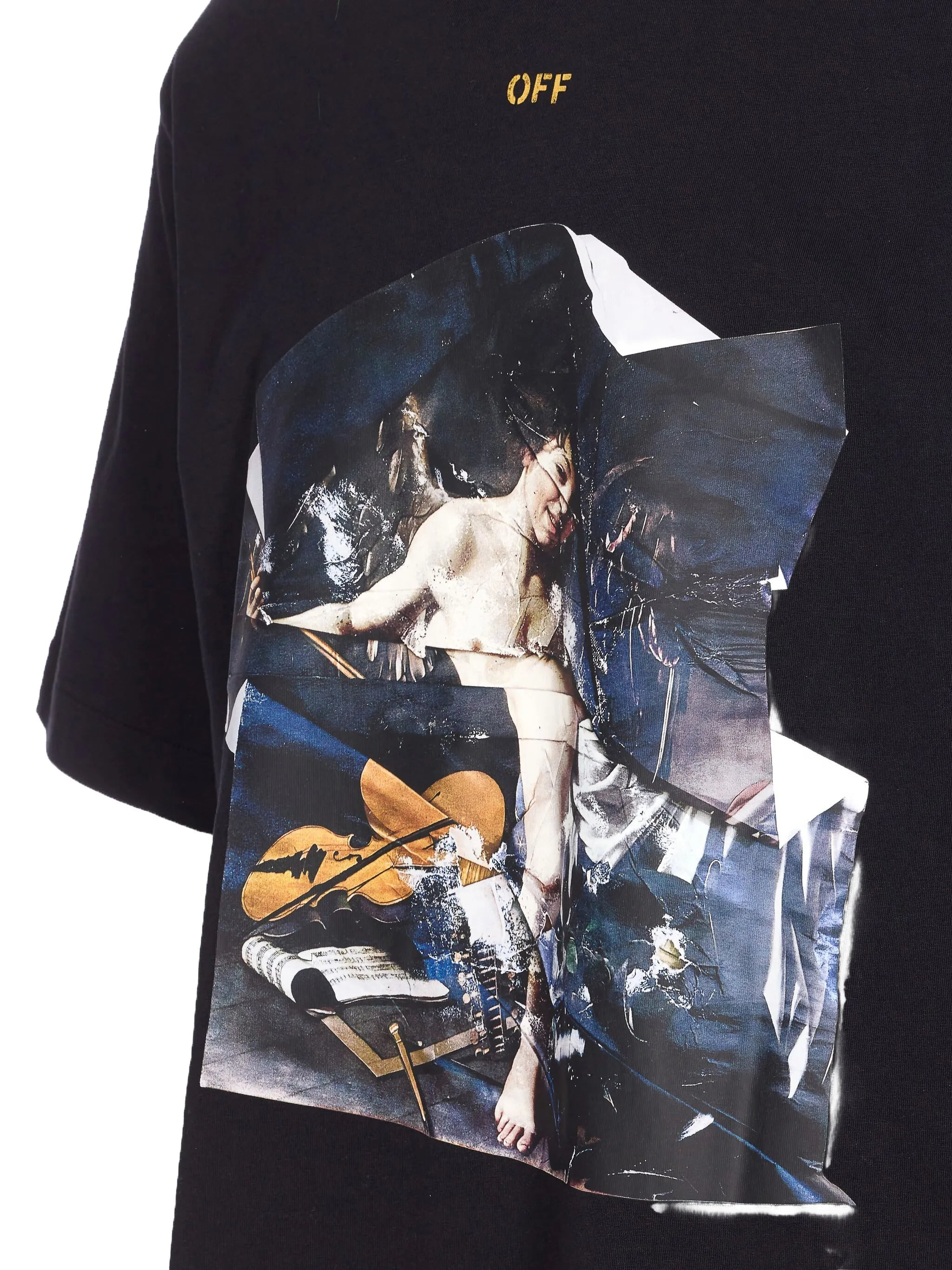 Off-white Cupid-print Crewneck T-shirt - 4