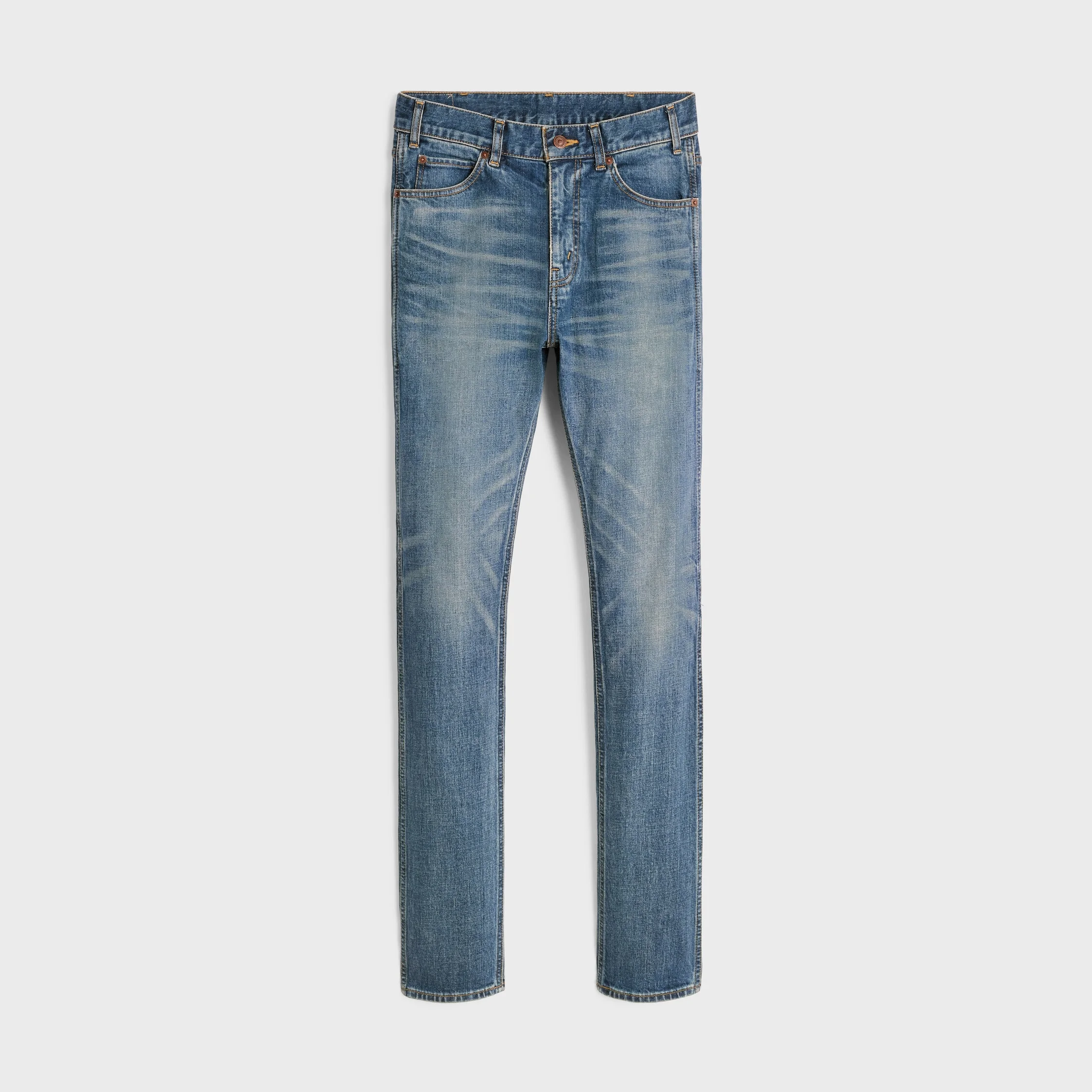 skinny jeans in vintage union wash denim - 1