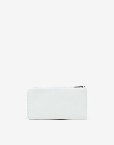 MM6 Maison Margiela Logo zip-around wallet outlook