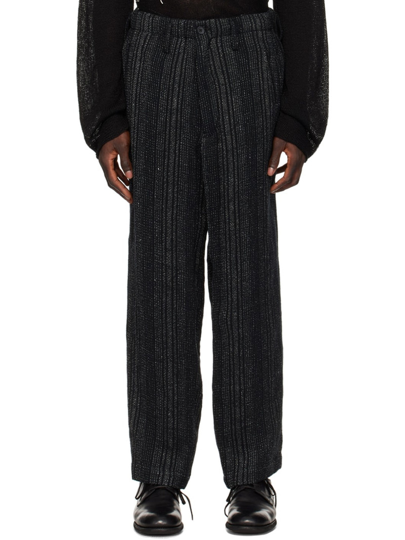 Black Coin Pocket Trousers - 1