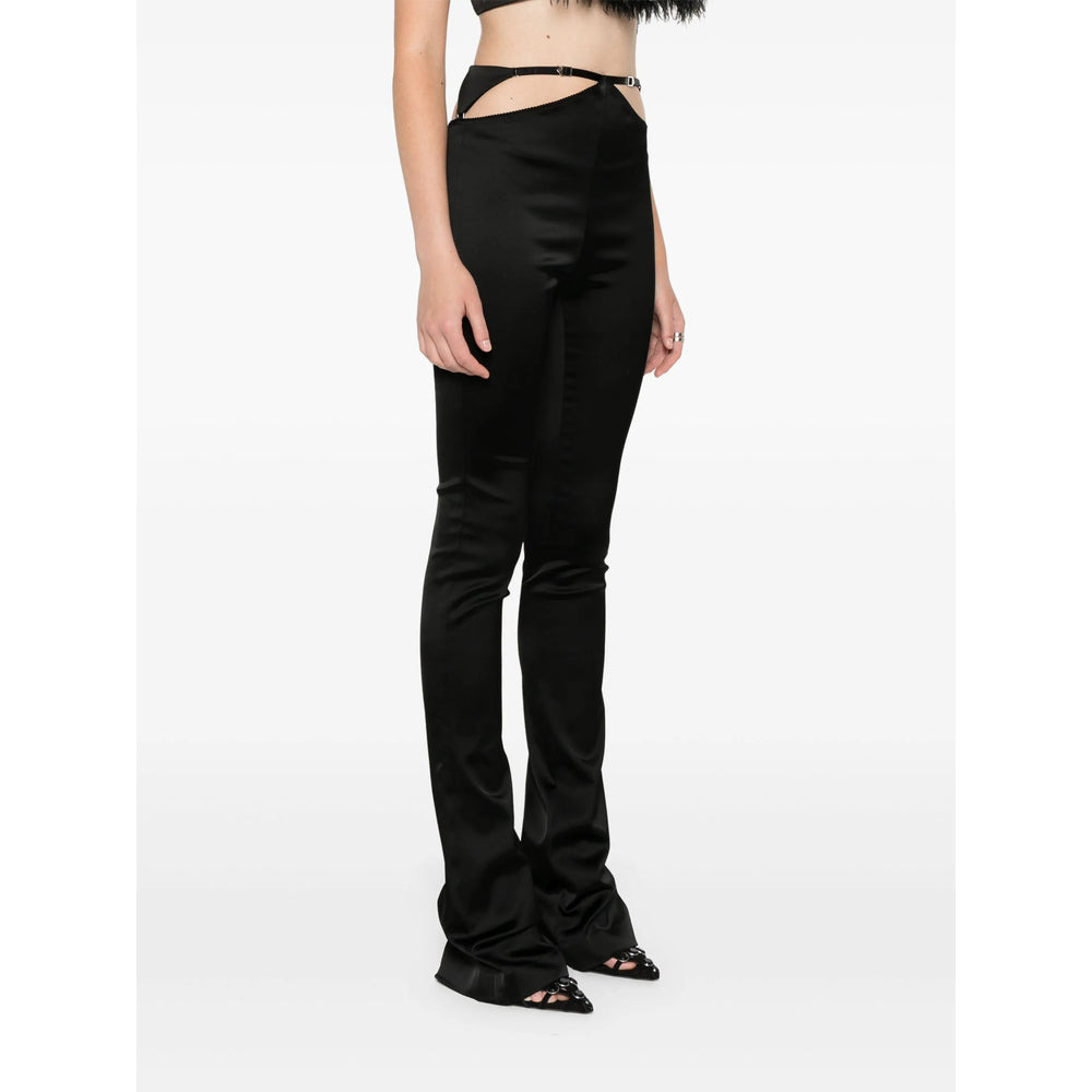 The Attico Black Trousers - Flared Trousers Women - 4