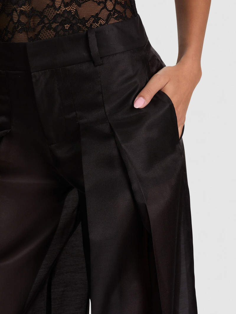BLAIRE PLEATED SHEER PANT 5