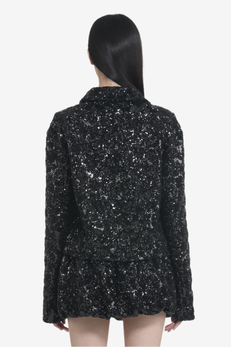 N°21 SHORT JACKET WITH SEQUINED FABRIC AND POCKETS outlook