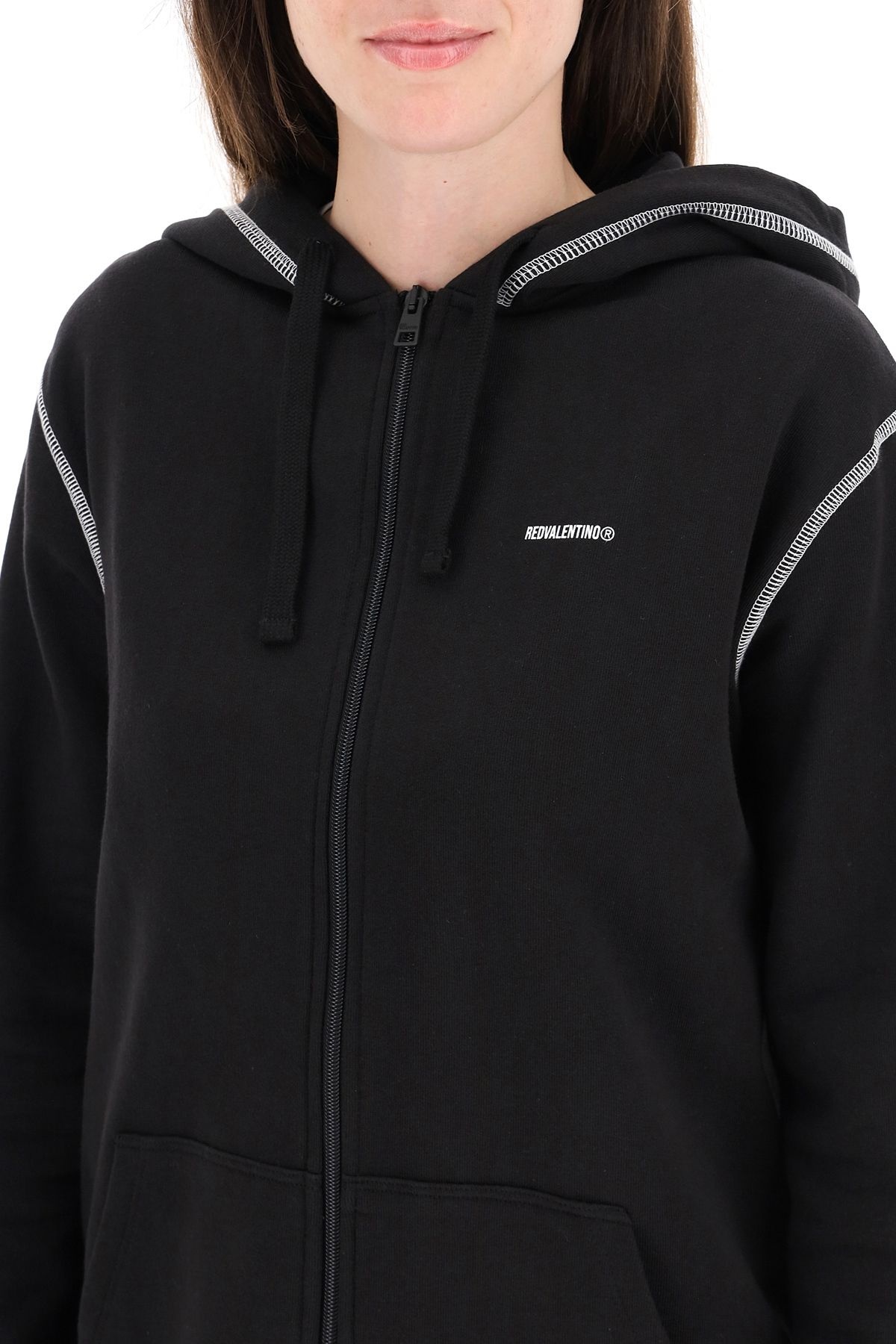 FULL ZIP HOODIE WITH LOGO - 5