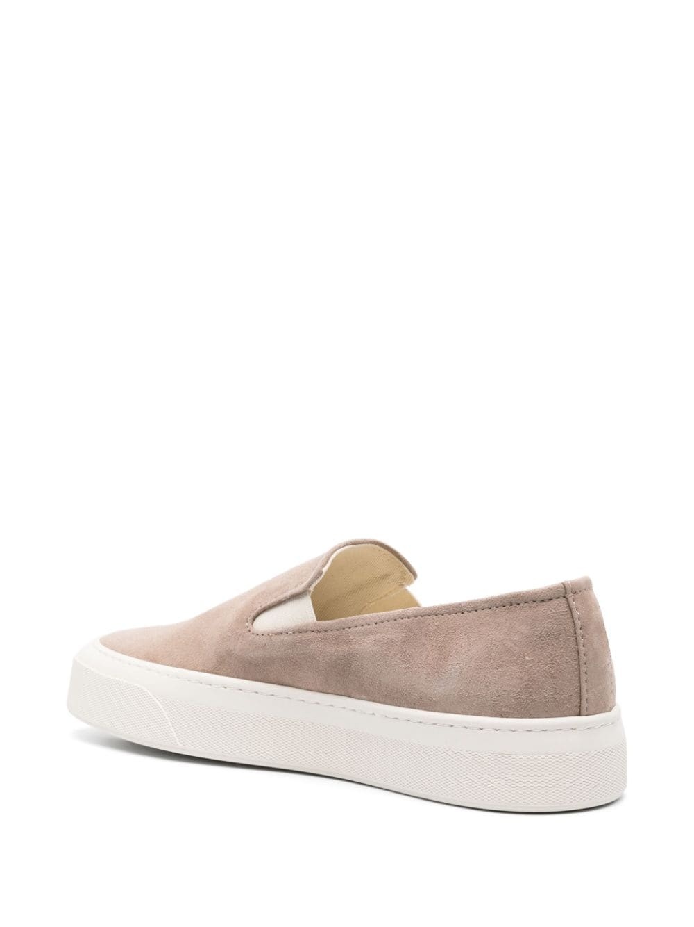 leather slip-on sneakers - 3