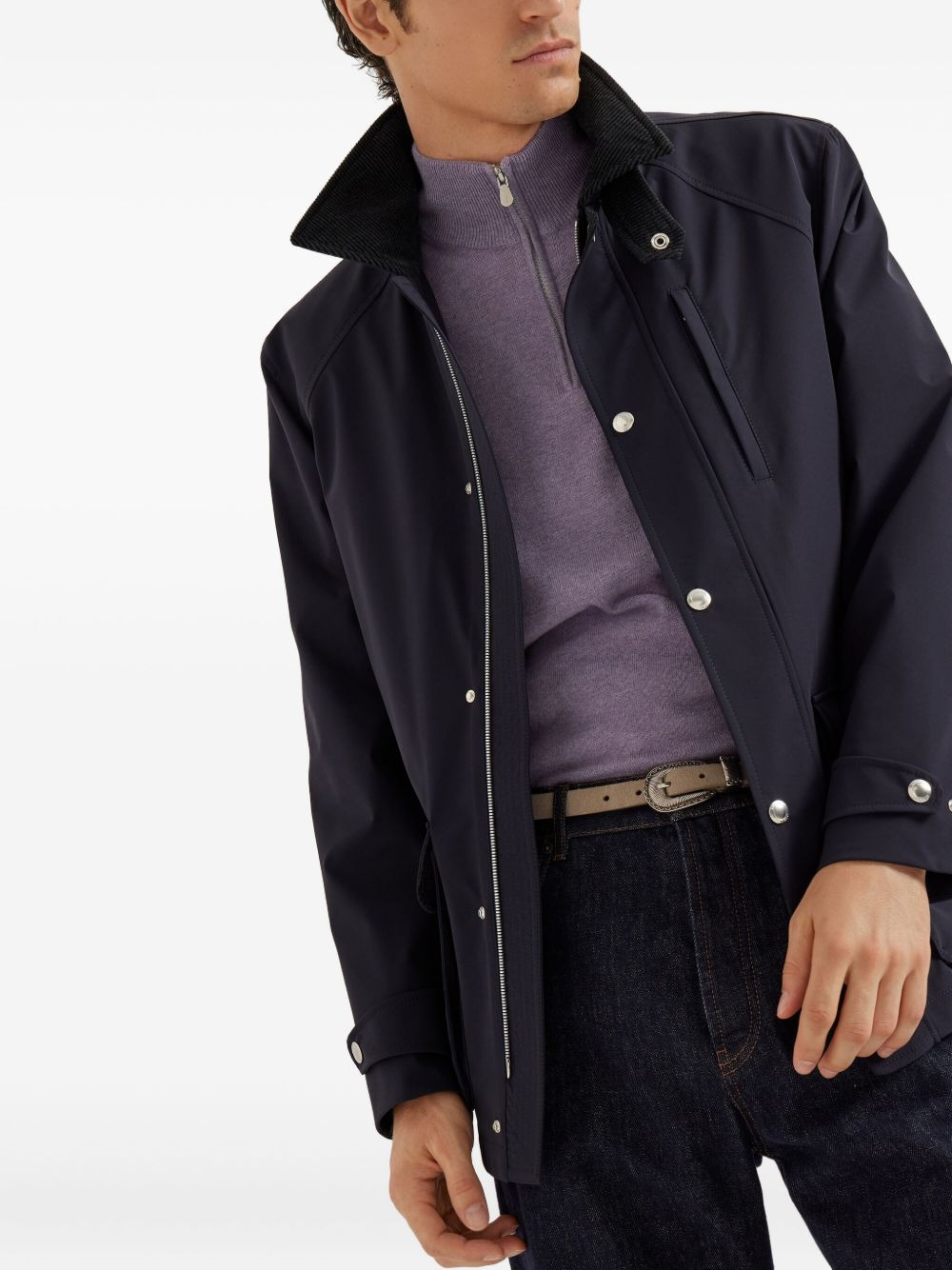 half-zip cashmere sweater - 4