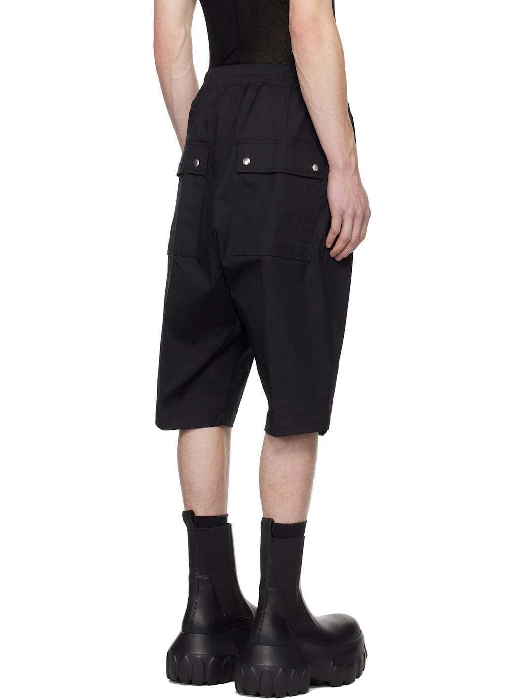 Black Hollywood Heavy Bela Pods Shorts - 3