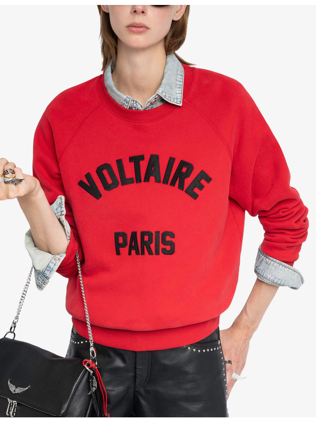 Branded Round-Neck Cotton-Blend Sweatshirt - 3