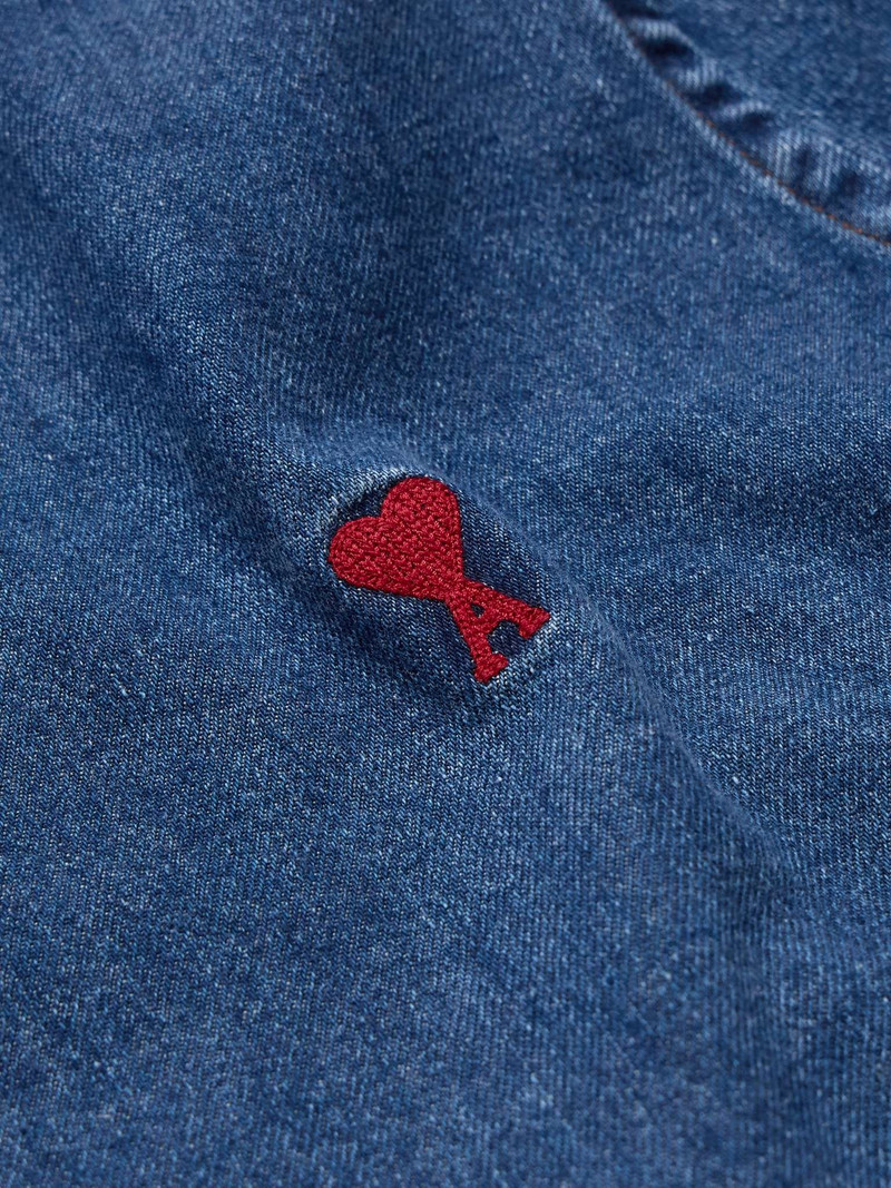 ADC Button-Down Collar Logo-Embroidered Denim Shirt 4