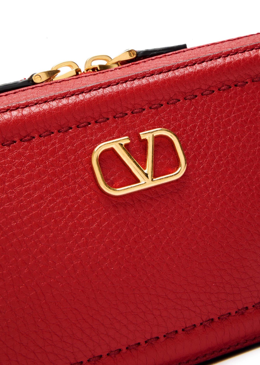 Valentino Garavani Alltime Mini Leather Camera bag - 3