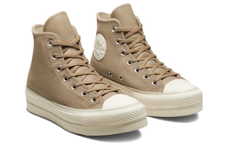 (WMNS) Converse Chuck Taylor All Star Lift Platform High 'Nomad Khaki' A03250C - 3