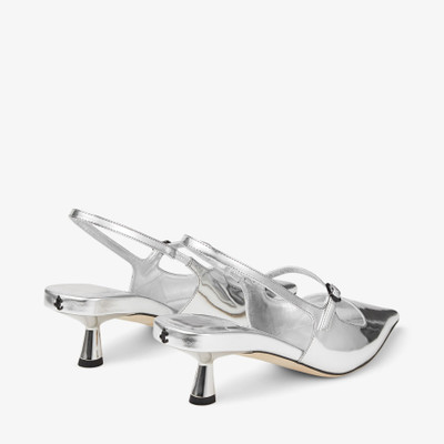 JIMMY CHOO Didi 45
Silver Liquid Metal Leather Pointed Pumps outlook