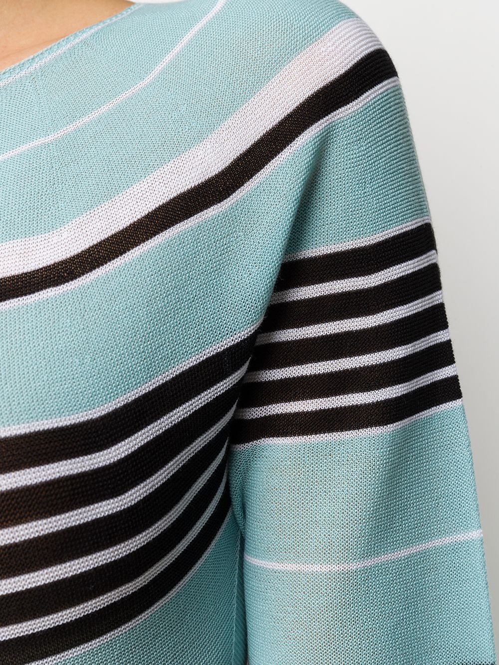 striped long knitted dress - 5
