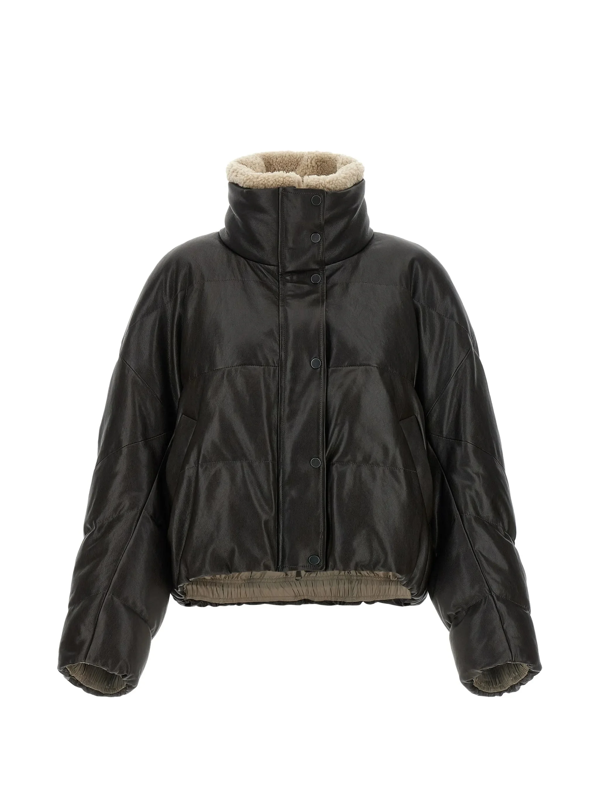 Brunello Cucinelli Quilted Leather Jacket - 1
