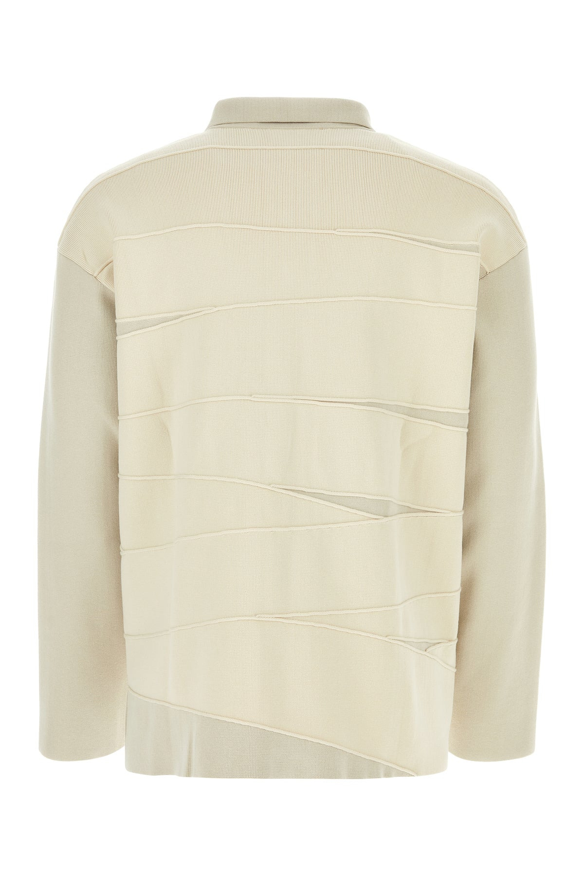Sand viscose blend Syl Bandage polo shirt - 2
