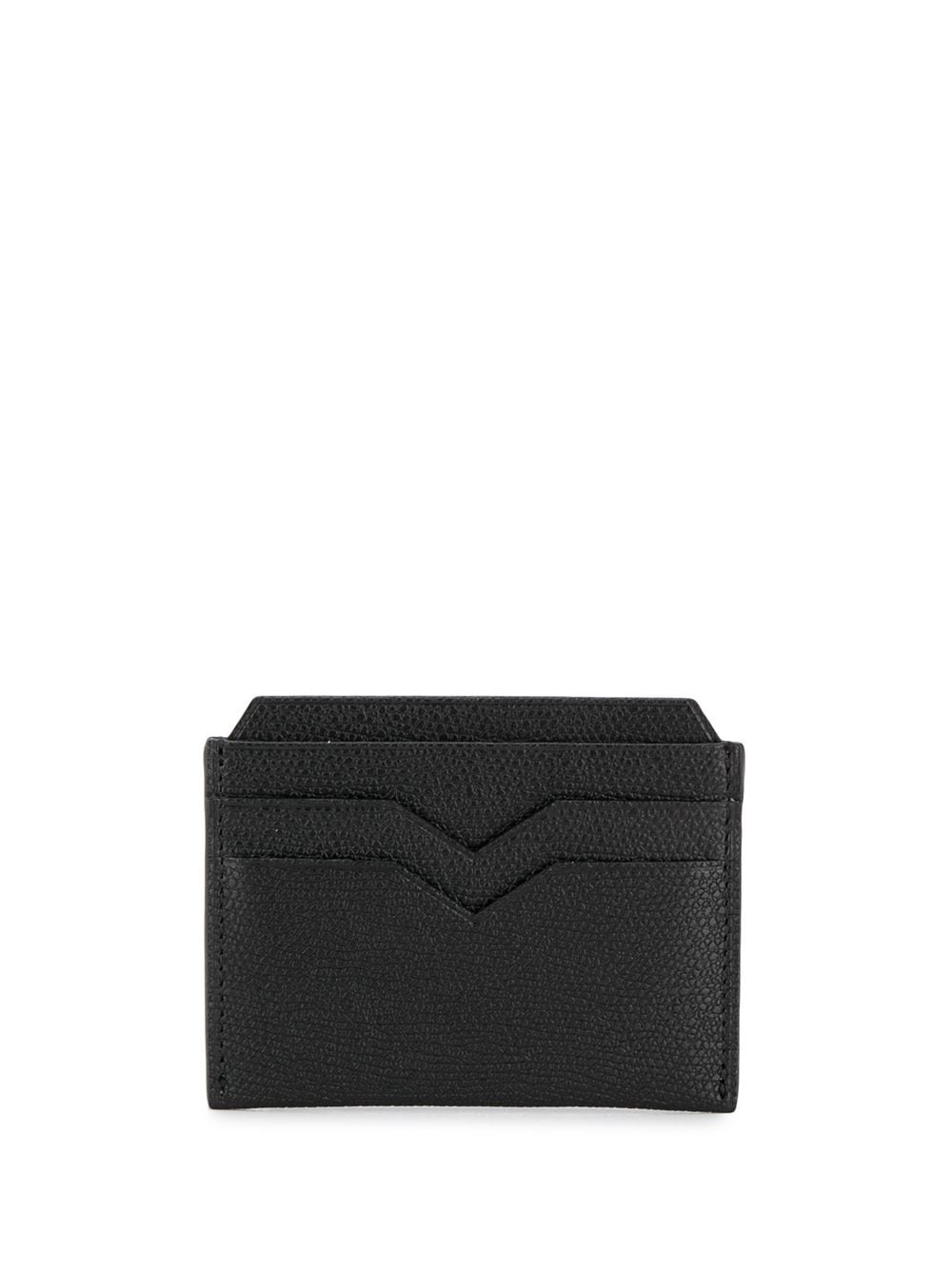 pebbled leather cardholder - 2