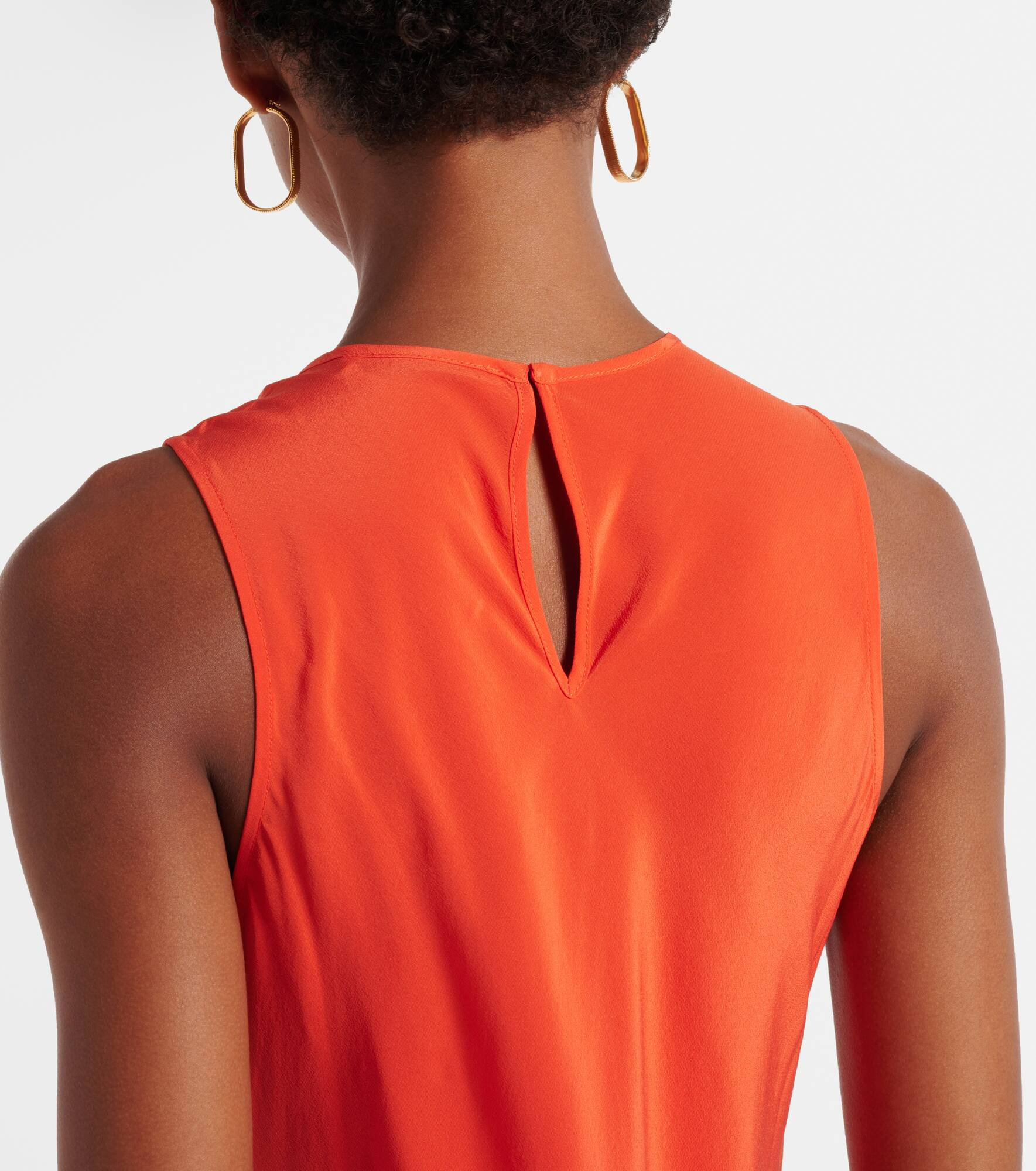 Valencia silk maxi dress - 6