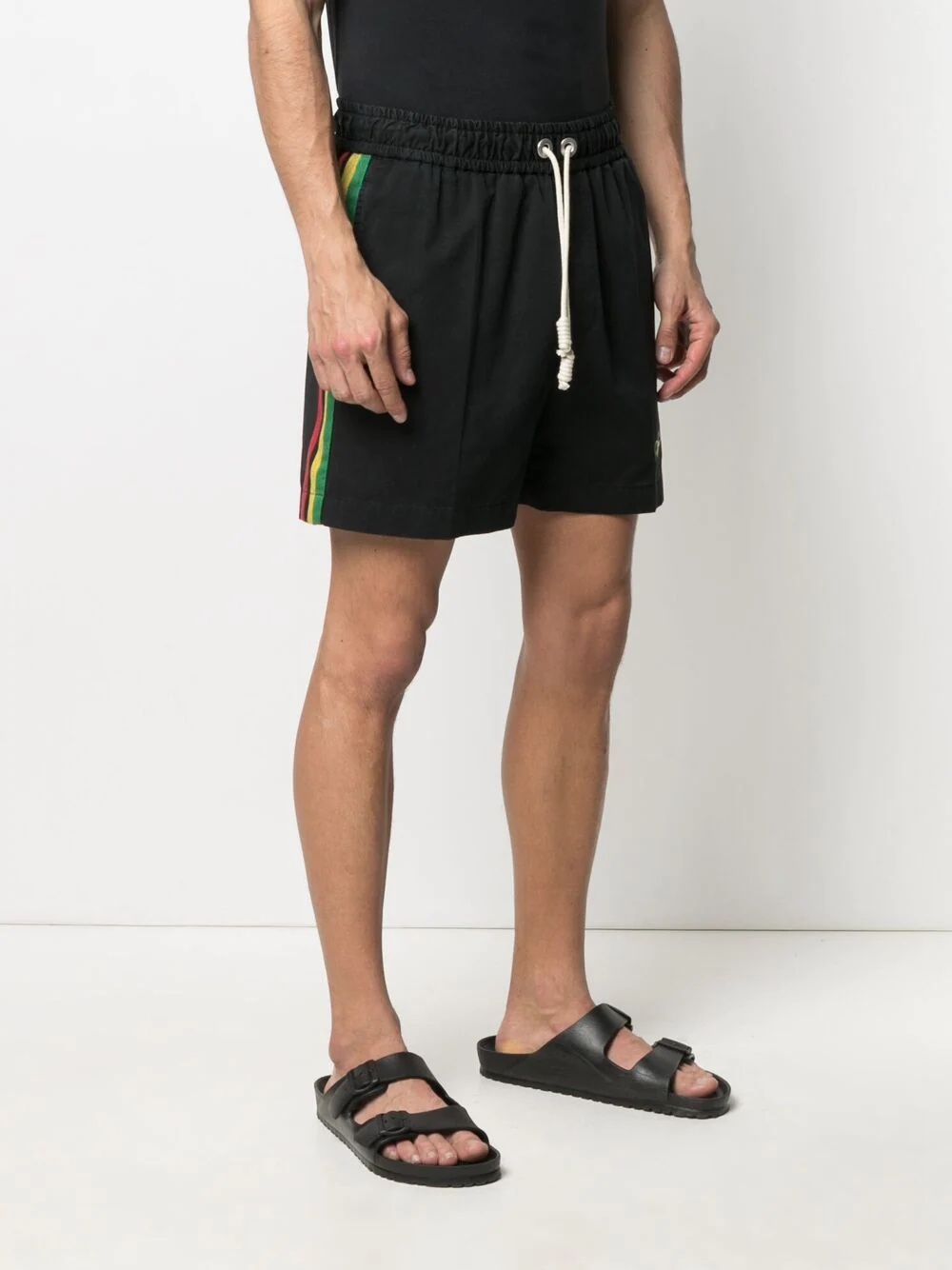 Exodus striped track shorts - 3